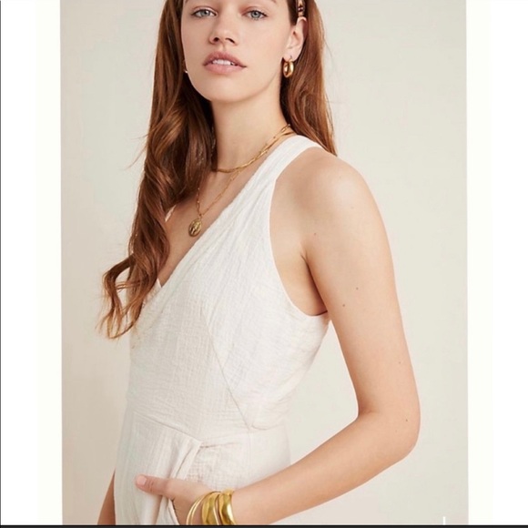 New• Anthropologie • DEMI TEXTURED JUMPSUIT - Picture 4 of 8